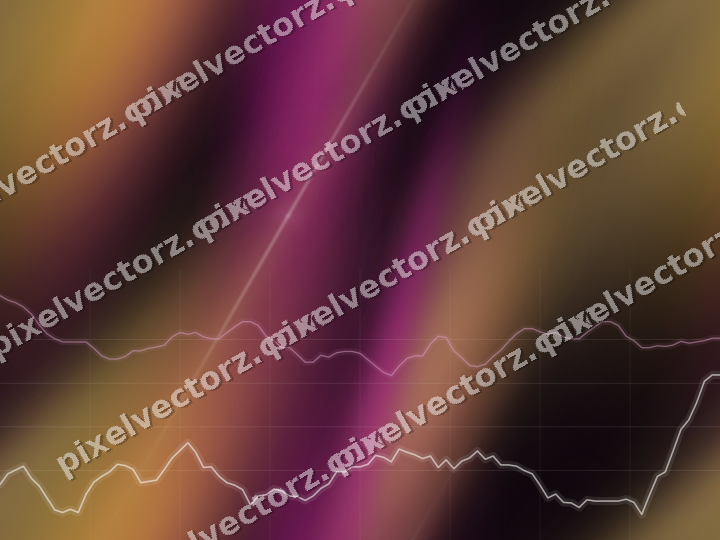Nahtloser Neon Diagramm Hintergrund in Magenta und Bernstein