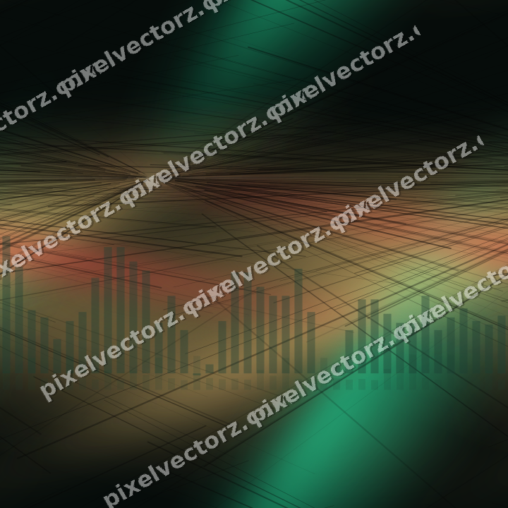 Nahtloser Neon Diagramm Hintergrund in Grün und Rot