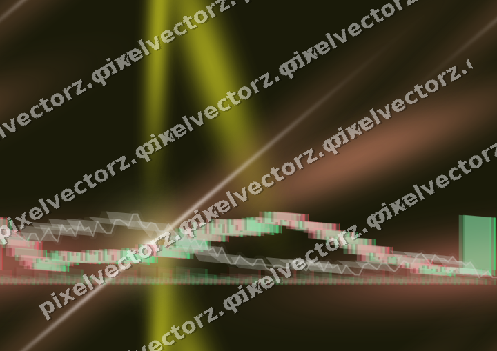 Nahtloser Neon Diagramm Hintergrund in Gelb und Rot