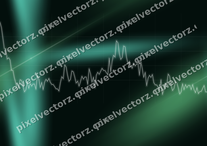 Nahtloser Neon Diagramm Hintergrund in Grün und Petrol