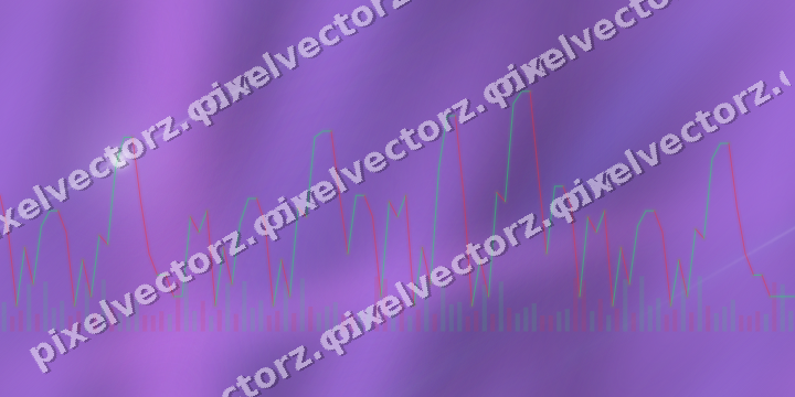 Nahtloser Neon Diagramm Hintergrund in Violett und Blau