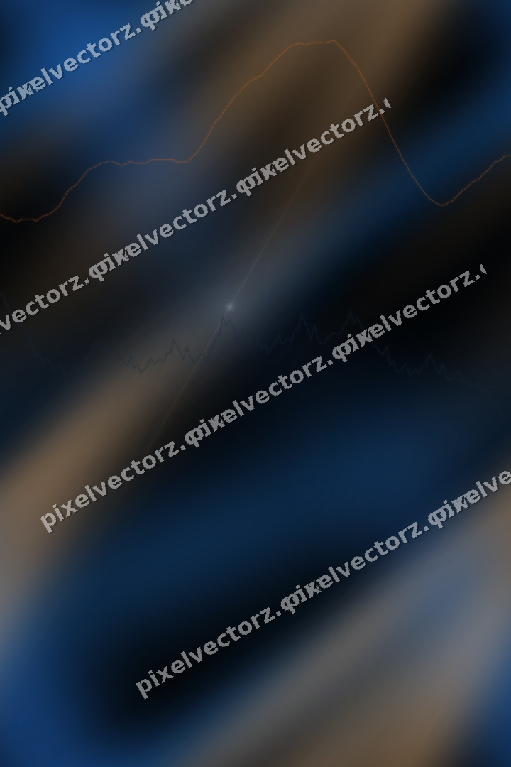 Nahtloser Neon Diagramm Hintergrund in Blau und Orange