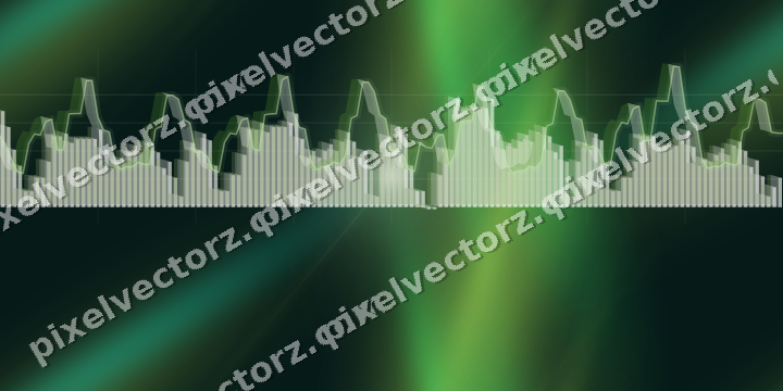 Nahtloser Neon Diagramm Hintergrund in Grün und Limette