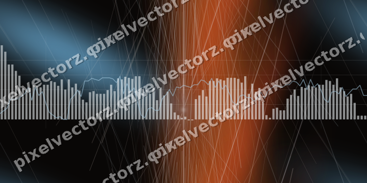 Nahtloser Neon Diagramm Hintergrund in Türkis und Rot