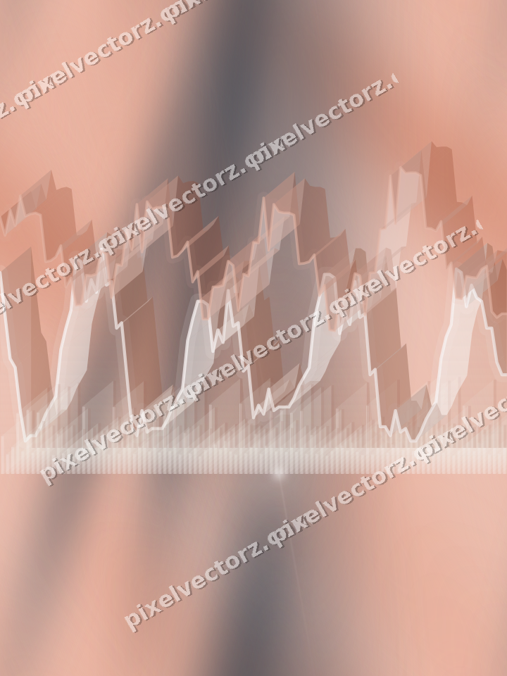 Nahtloser Pastell Diagramm Hintergrund in Orange und Türkis