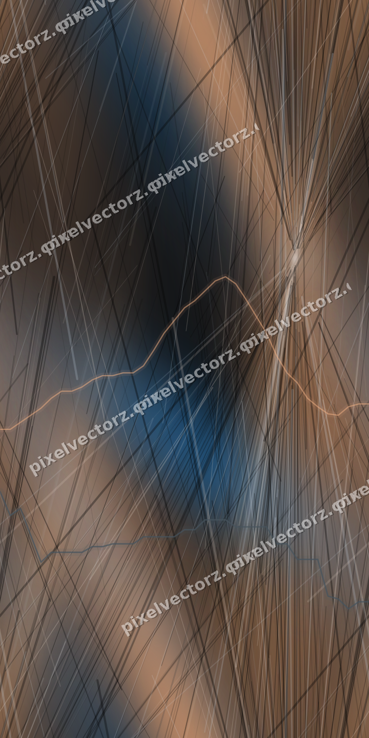 Nahtloser Neon Diagramm Hintergrund in Blau und Orange