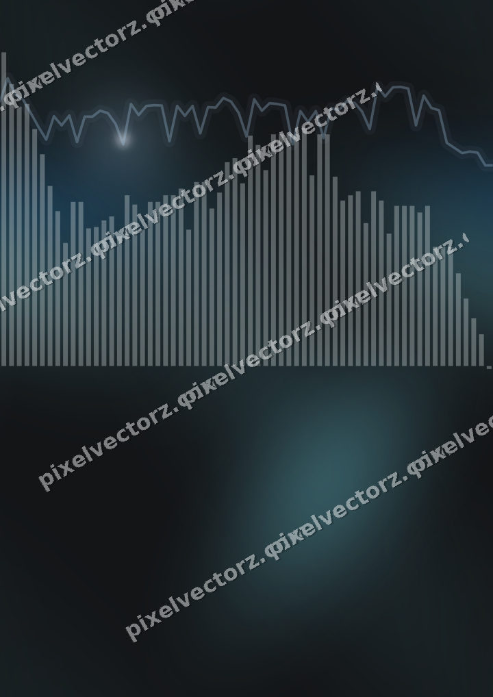 Nahtloser Neon Diagramm Hintergrund in Blau und Petrol