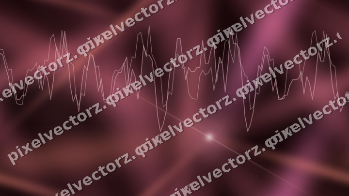 Nahtloser Neon Diagramm Hintergrund in Rosa und Rot