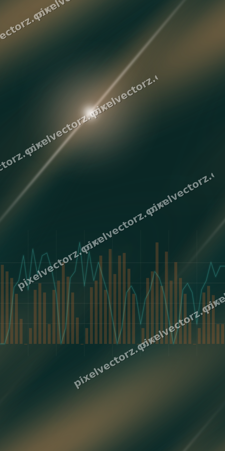 Nahtloser Neon Diagramm Hintergrund in Orange und Petrol