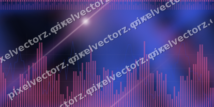 Nahtloser Neon Diagramm Hintergrund in Rosa und Blau