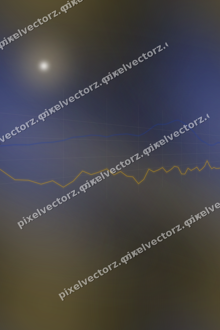 Nahtloser Neon Diagramm Hintergrund in Bernstein und Blau