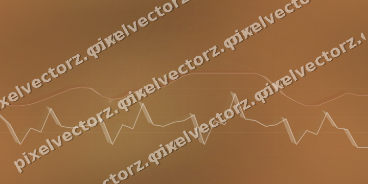 Nahtloser Neon Diagramm Hintergrund in Orange und Bernstein