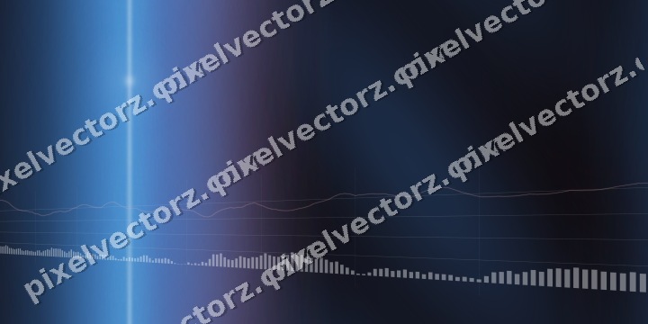 Nahtloser Neon Diagramm Hintergrund in Blau und Rot