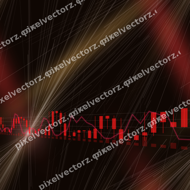 Nahtloser Neon Diagramm Hintergrund in Rot und Orange
