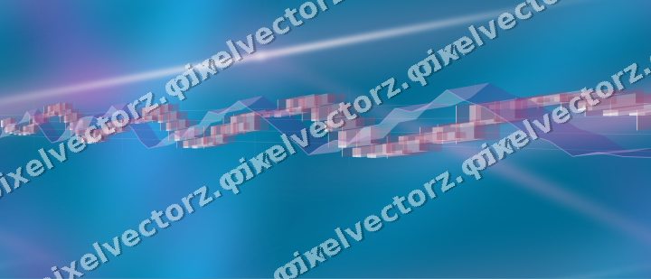 Nahtloser Neon Diagramm Hintergrund in Magenta und Violett