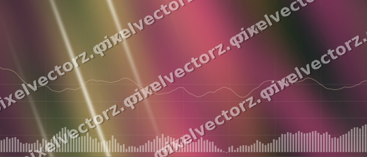 Nahtloser Neon Diagramm Hintergrund in Rosa und Orange