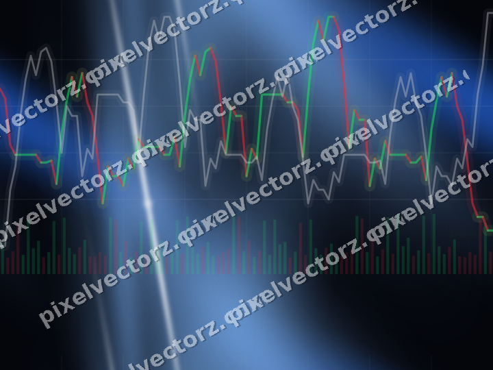 Nahtloser Neon Diagramm Hintergrund in Blau