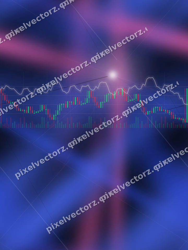 Nahtloser Neon Diagramm Hintergrund in Rosa und Blau