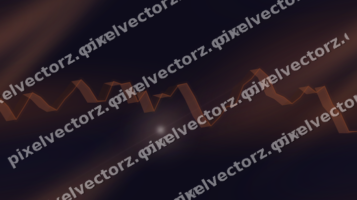 Nahtloser Neon Diagramm Hintergrund in Orange und Blau