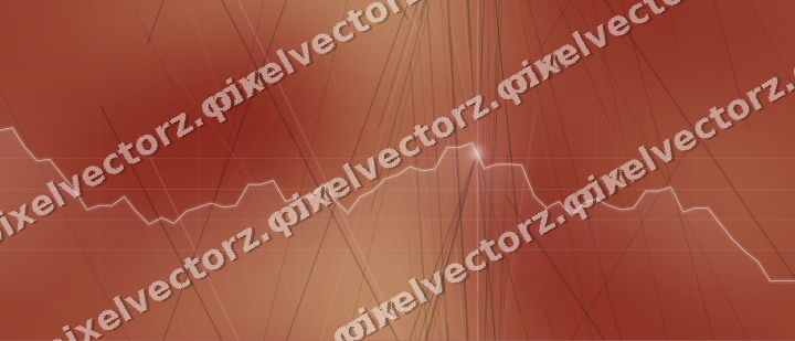 Nahtloser Neon Diagramm Hintergrund in Rot und Orange