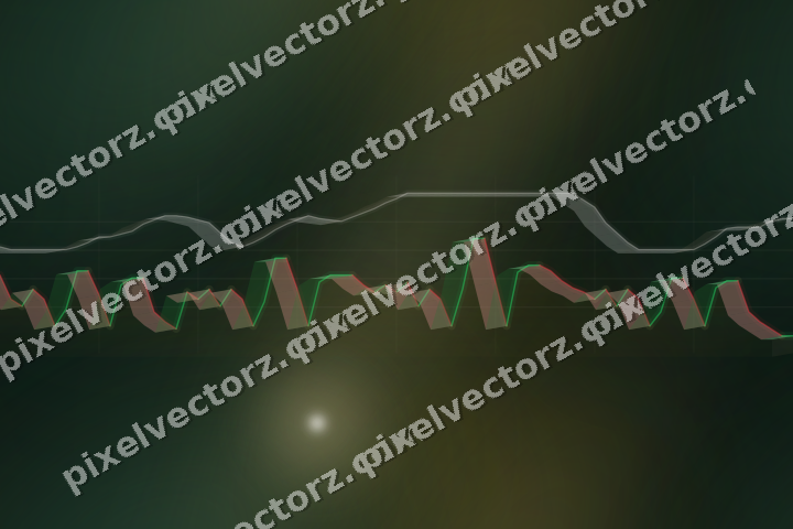 Nahtloser Neon Diagramm Hintergrund in Bernstein und Dunkelgrün