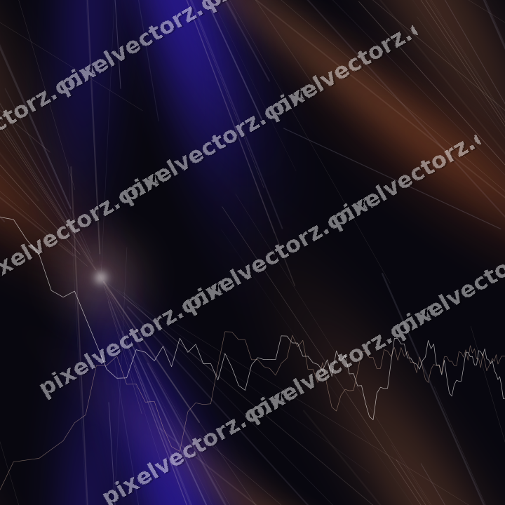 Nahtloser Neon Diagramm Hintergrund in Orange und Blau