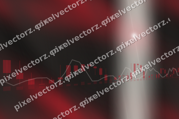 Nahtloser Neon Diagramm Hintergrund in Rot und Blassbernstein