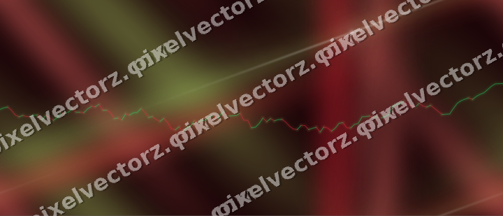 Nahtloser Neon Diagramm Hintergrund in Rot und Grün