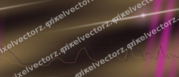 Nahtloser Neon Diagramm Hintergrund in Magenta und Bernstein