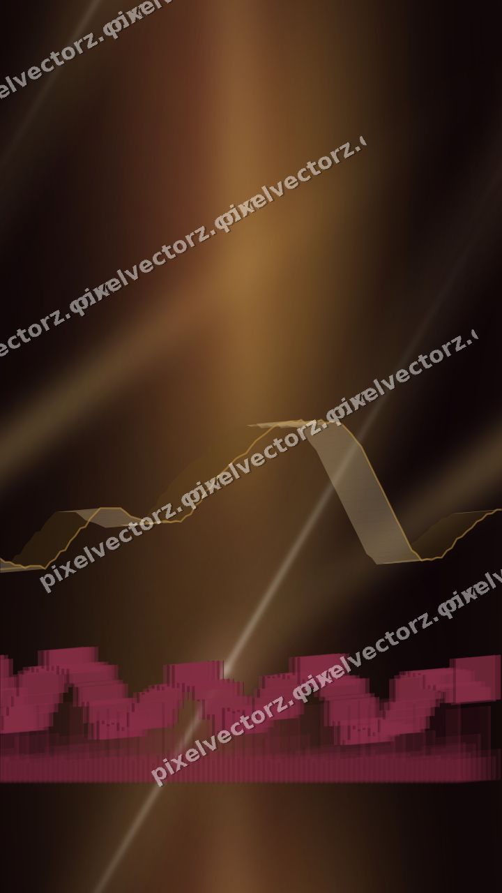 Nahtloser Neon Diagramm Hintergrund in Rosa und Bernstein