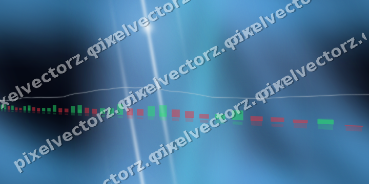 Nahtloser Neon Diagramm Hintergrund in Türkis und Blau