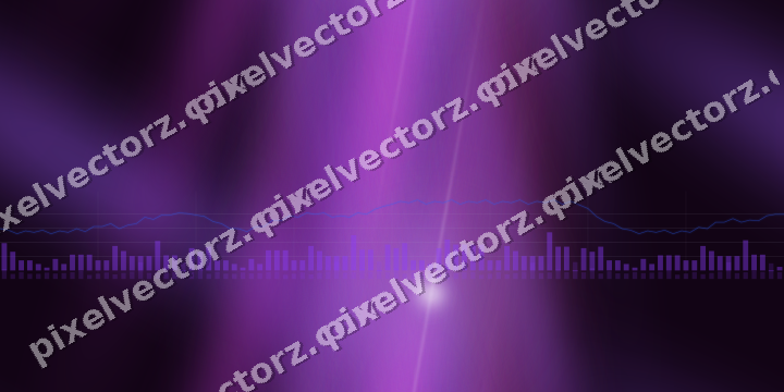 Nahtloser Neon Diagramm Hintergrund in Violett und Blau