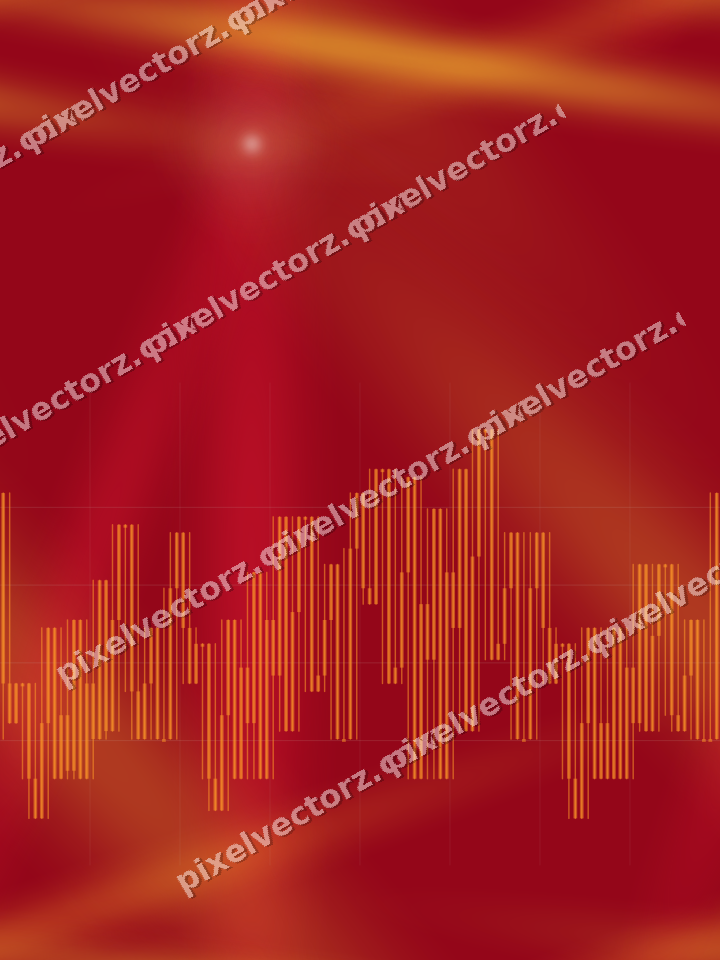 Nahtloser Neon Diagramm Hintergrund in Orange und Bernstein
