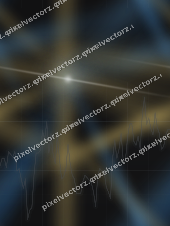 Nahtloser Neon Diagramm Hintergrund in Blau und Bernstein