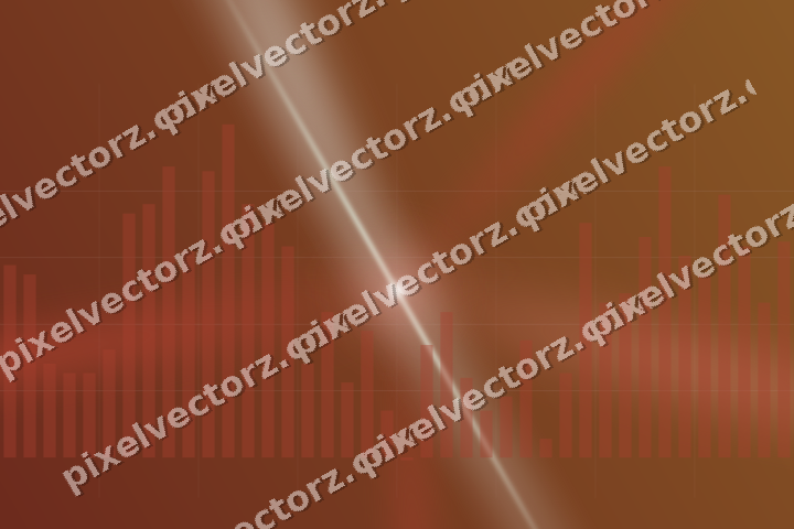 Leuchtender Neon Diagramm Hintergrund in Rot und Orange