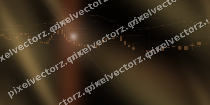 Nahtloser Neon Diagramm Hintergrund in Orange und Bernstein