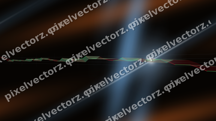 Nahtloser Neon Diagramm Hintergrund in Blau und Orange