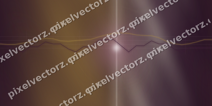 Nahtloser Neon Diagramm Hintergrund in Dunkelmagenta und Bernstein