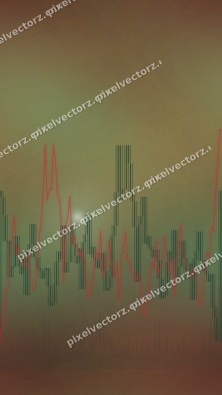 Nahtloser Neon Diagramm Hintergrund in Grün und Rot