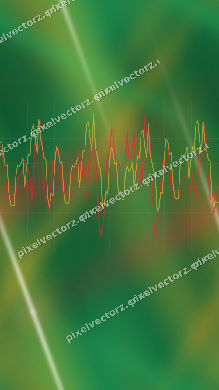 Nahtloser Neon Diagramm Hintergrund in Rot und Orange