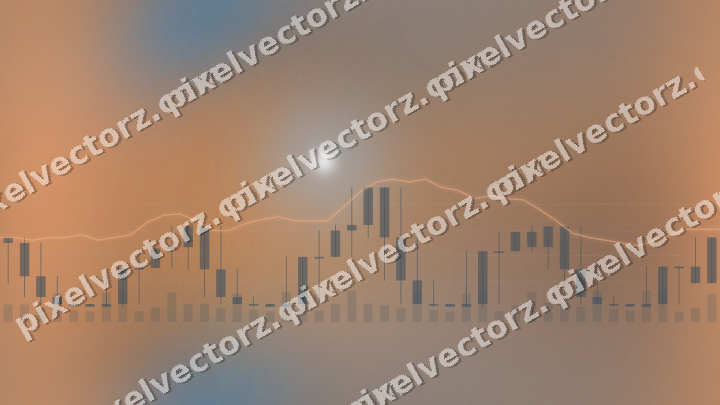 Nahtloser Neon Diagramm Hintergrund in Blau und Orange