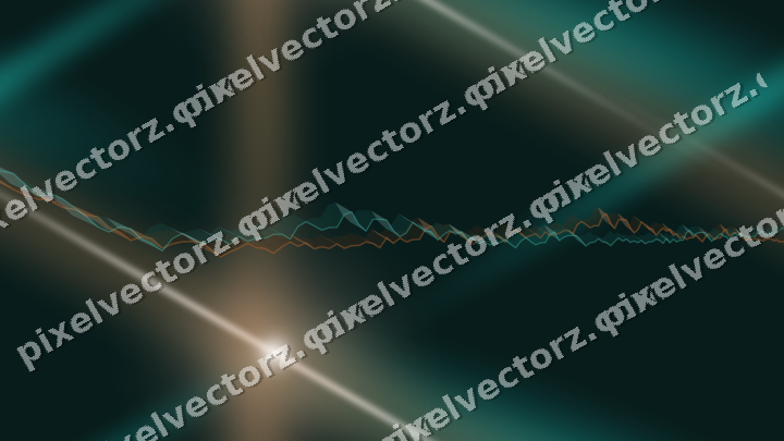 Nahtloser Neon Diagramm Hintergrund in Orange und Petrol