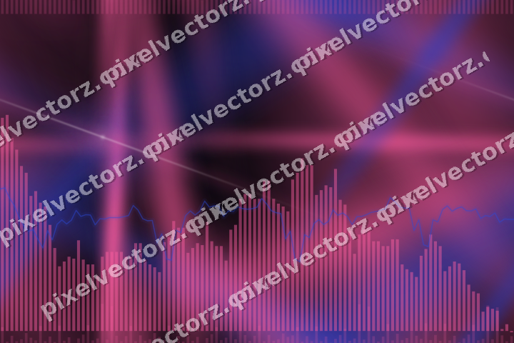 Nahtloser Neon Diagramm Hintergrund in Rosa und Blau