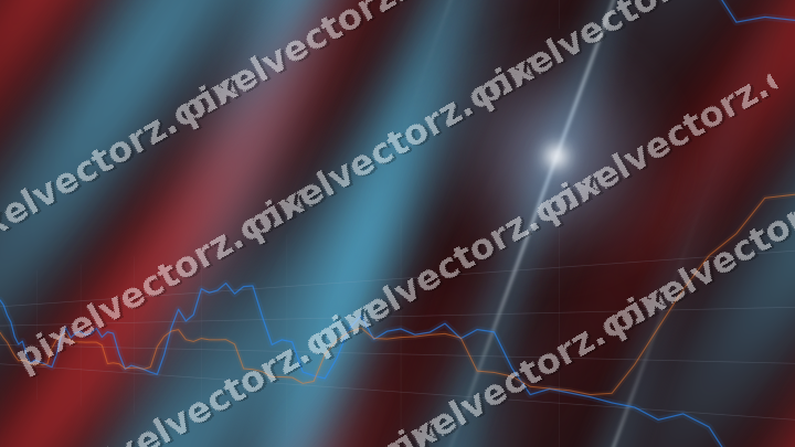 Nahtloser Neon Diagramm Hintergrund in Blau und Rot