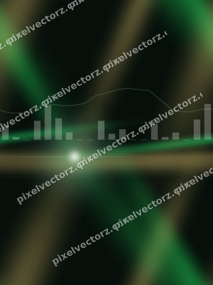 Nahtloser Neon Diagramm Hintergrund in Grün und Bernstein