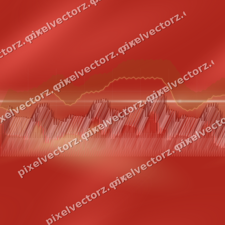 Nahtloser Neon Diagramm Hintergrund in Rot und Orange