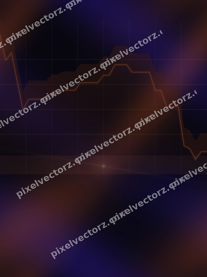 Nahtloser Neon Diagramm Hintergrund in Orange und Blau