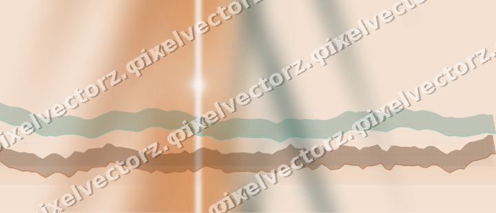Nahtloser Pastell Diagramm Hintergrund in Orange und Petrol