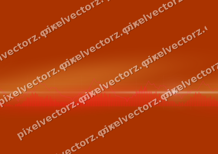 Nahtloser Neon Diagramm Hintergrund in Rot und Orange