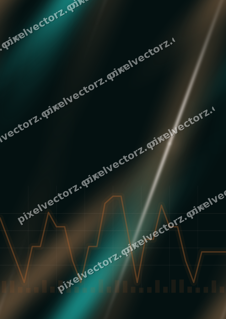 Nahtloser Neon Diagramm Hintergrund in Orange und Petrol